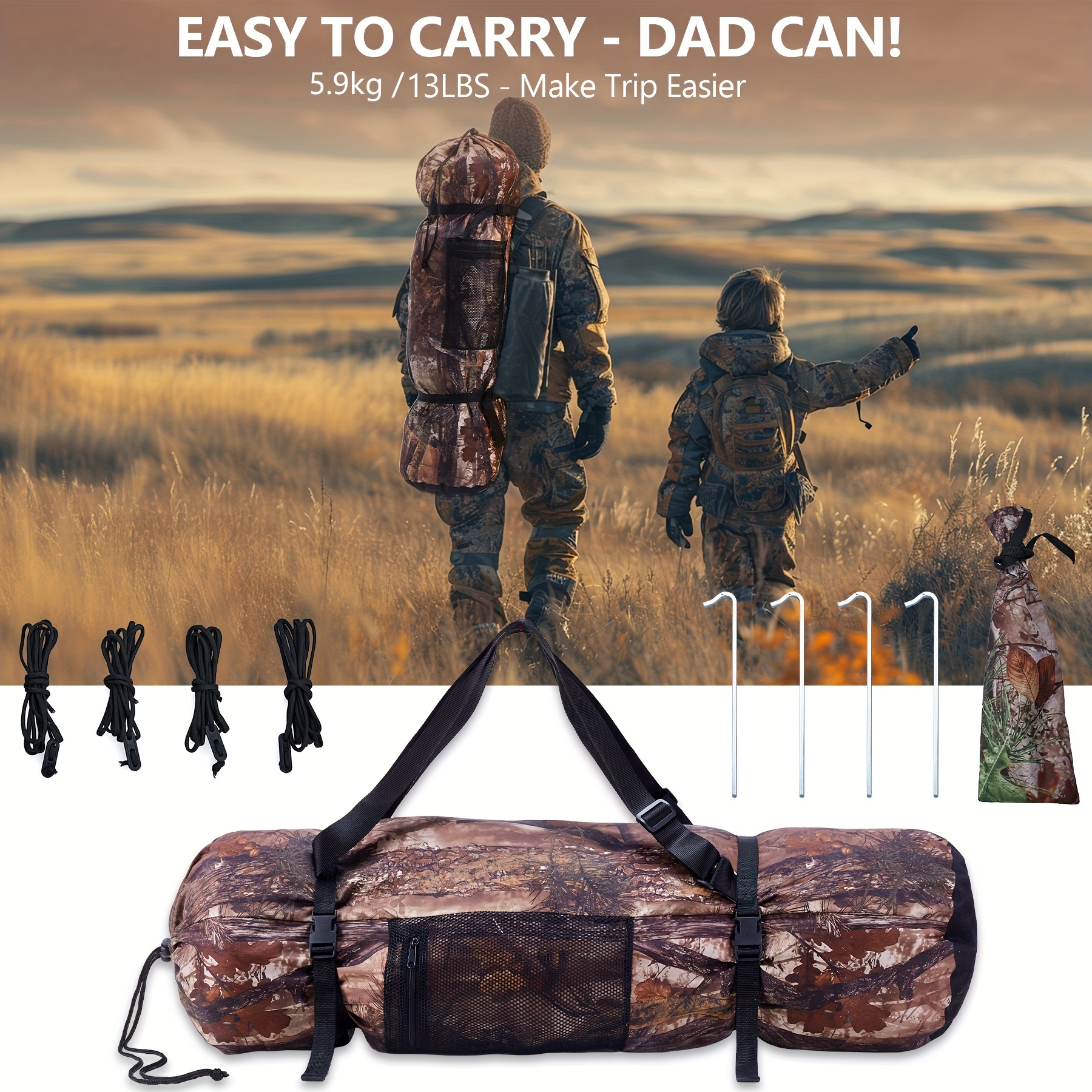 See Through Hunting Blind 270 Degree Pop Up Tent
