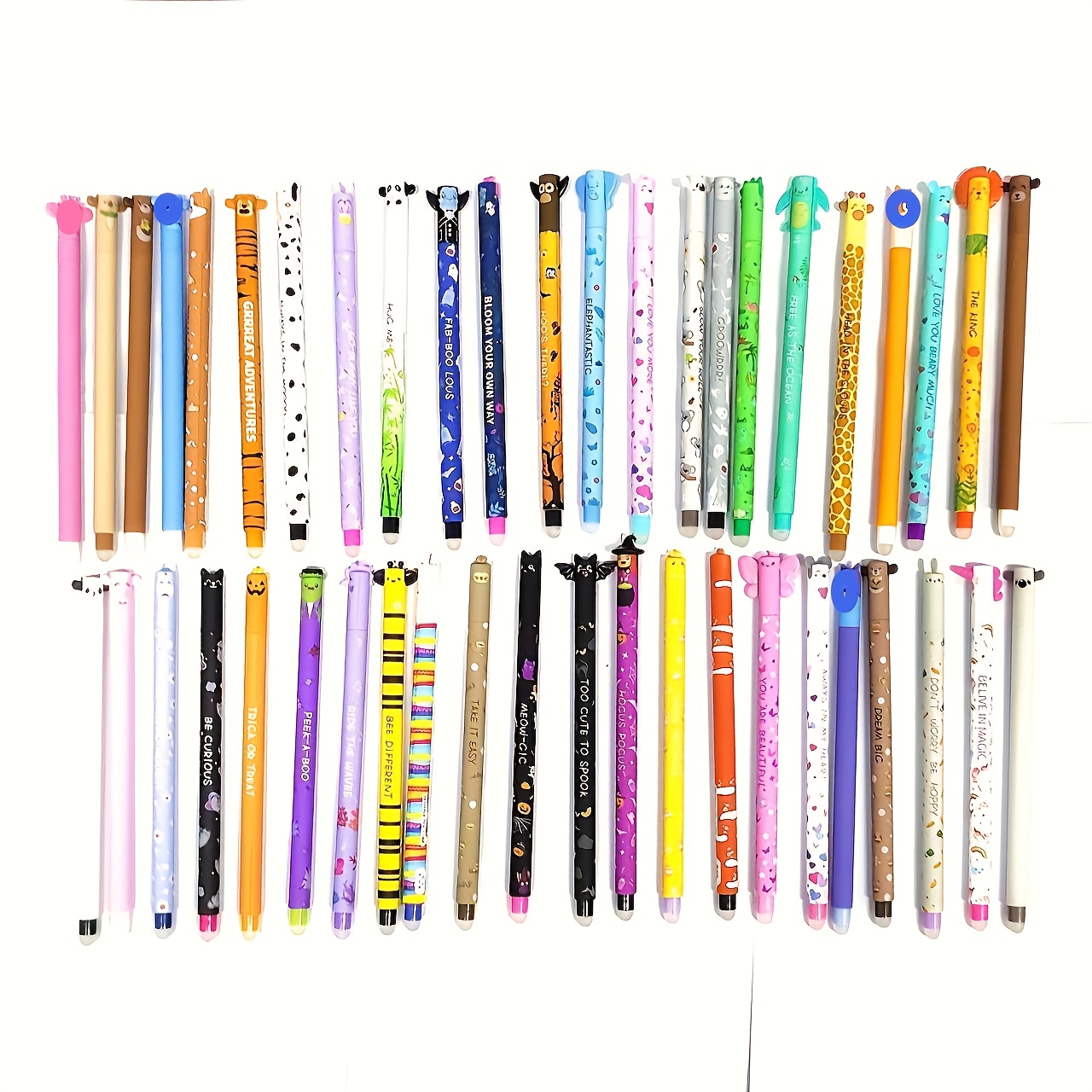 21pcs erasable pen set random styles 0 7mm refills office supplies writing tools replaceable ink cartridges multiple colors included old   Product details 5