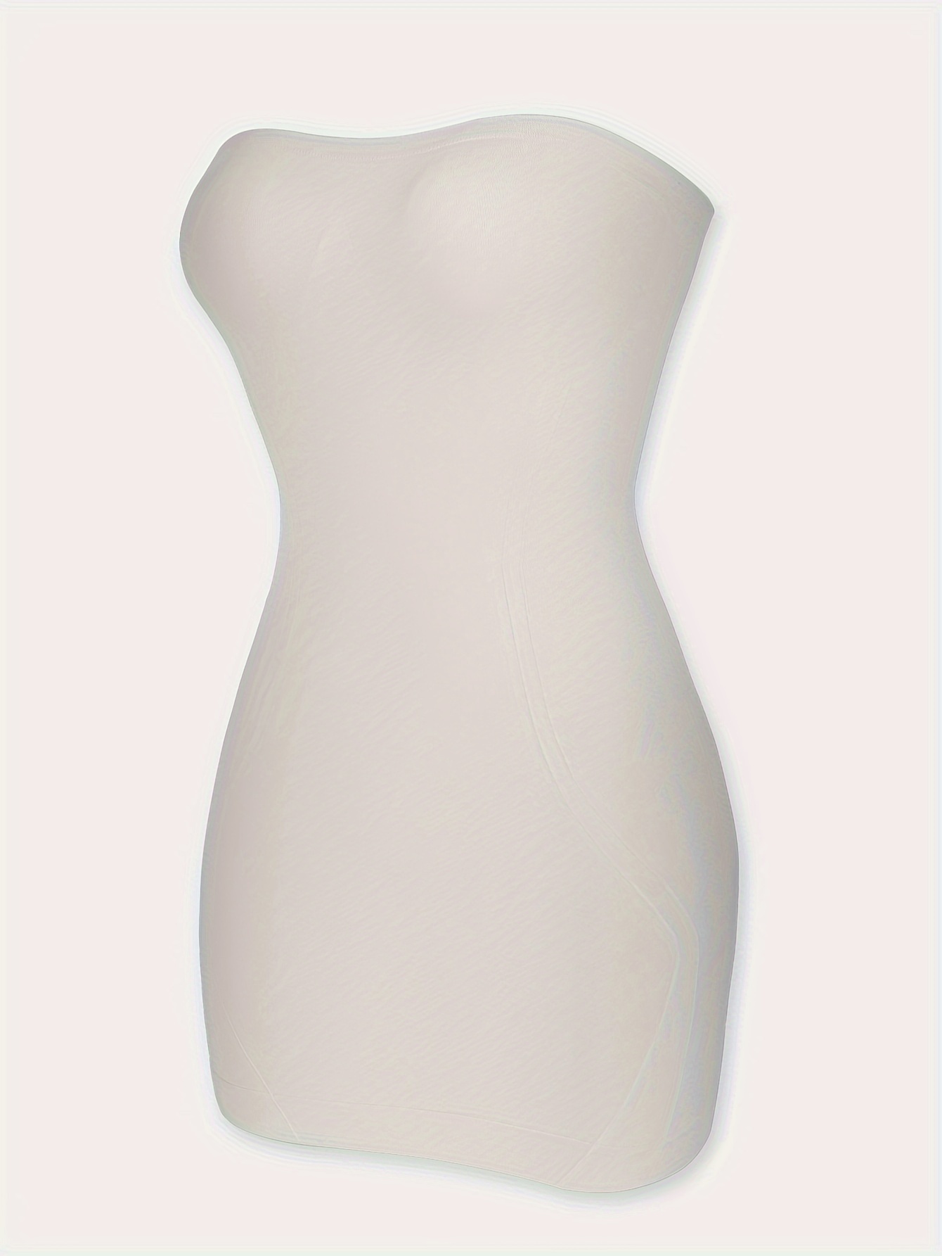 Seamless Strapless Shaping Dress Tummy Control Slimming Body - Temu