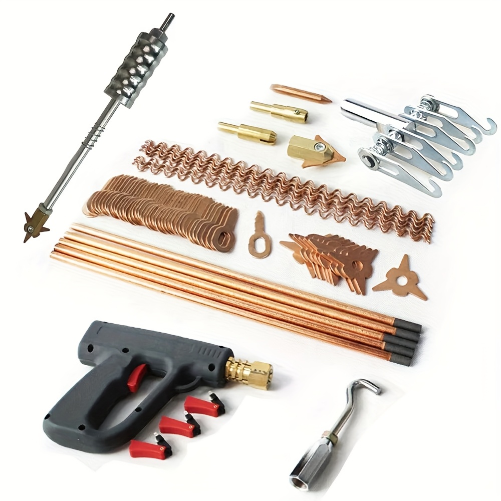 Image of 86pcs Dent Puller Kit Car Repair Tool Hand Body Spot Welder Welding Machine- Durable And Smooth For And Stability.