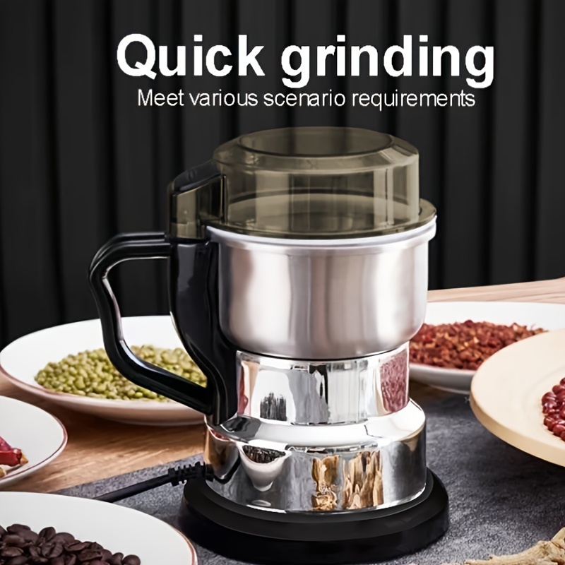 Wet and Dry Dual-Use Electric Coffee Grinder Washable Silent