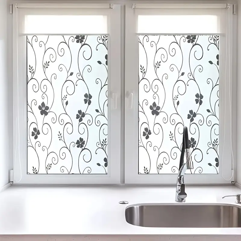 privatsphäre fensterfolie glassticker – durchsichtig