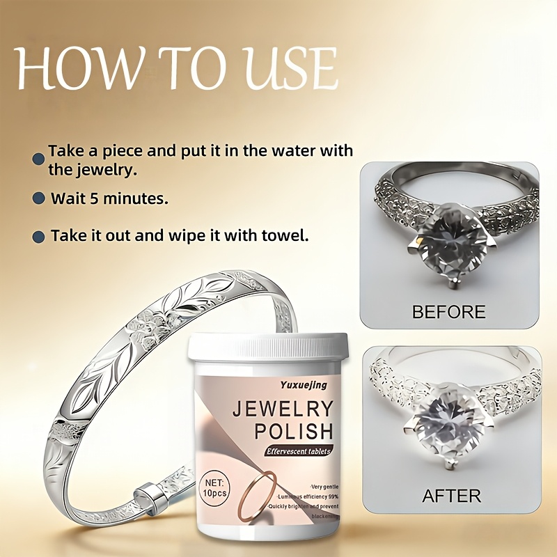 Jewelry Renewal Sheets, Silvery Brightening Sheets, Can Fade Oxidized Black Stains on Jewelry and Restore Metal's Delicate Luster. Suitable for Silvery Necklaces, Rings, Ear Studs, and Alloy Accessories