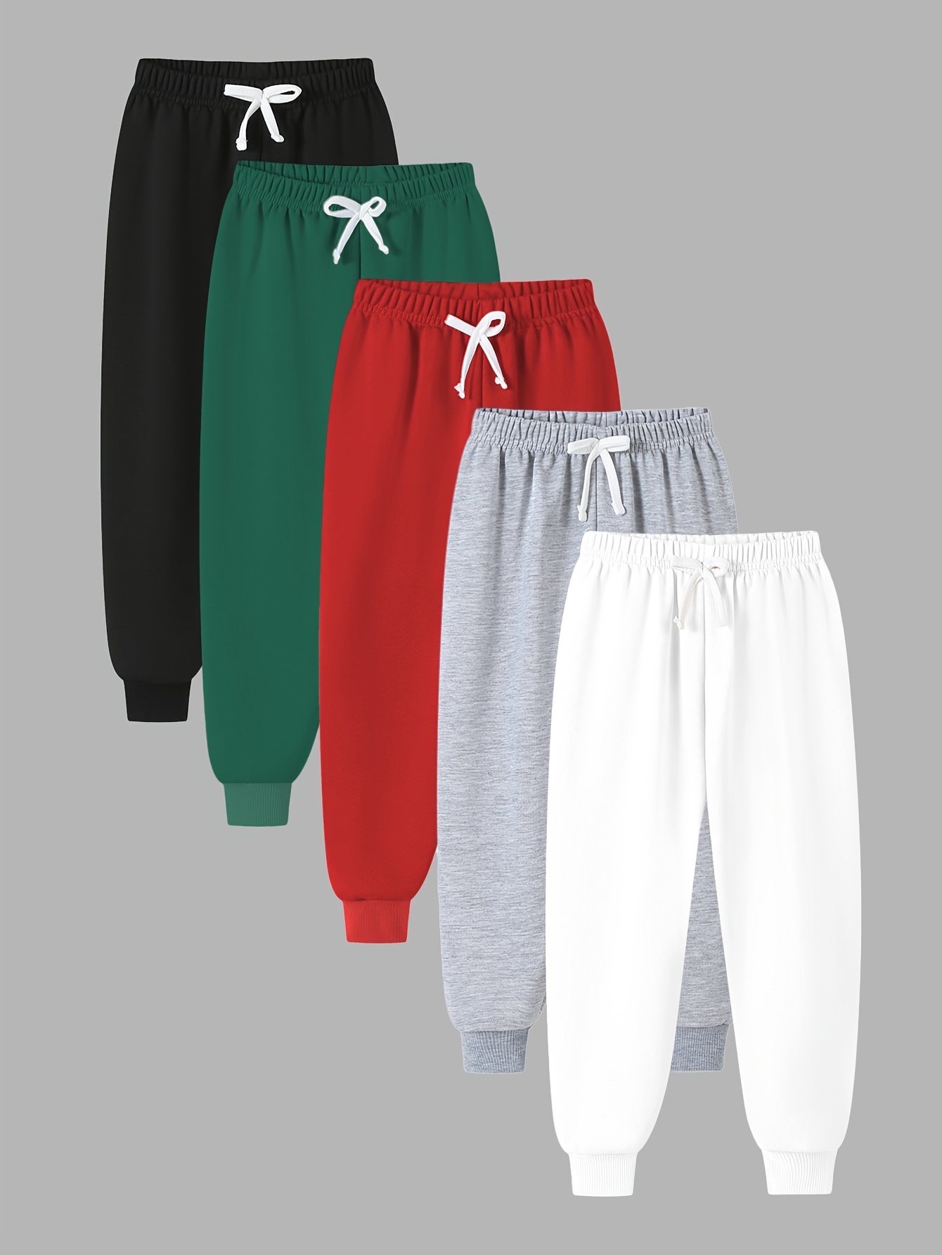 5pcs pantalones deportivos niños moda versátiles Temu Guatemala