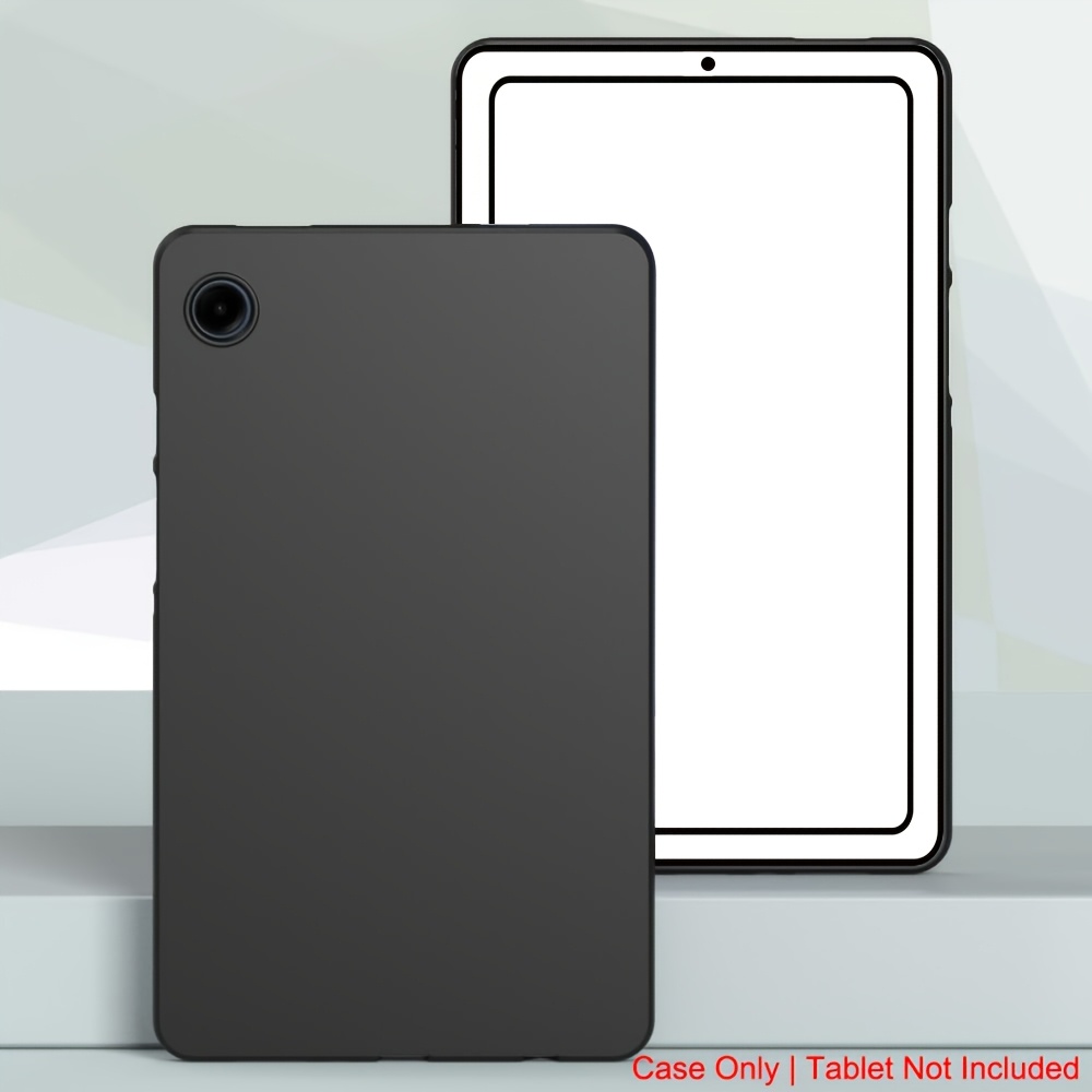 TEMU Coque TPU pour for Samsung A9/A9 Plus A9+ 2023 11 Pouces 8,7 Pouces SM-X110/X115 SM-X210/X215 - Coque - Souple et Flexible pour Tablette - Noire