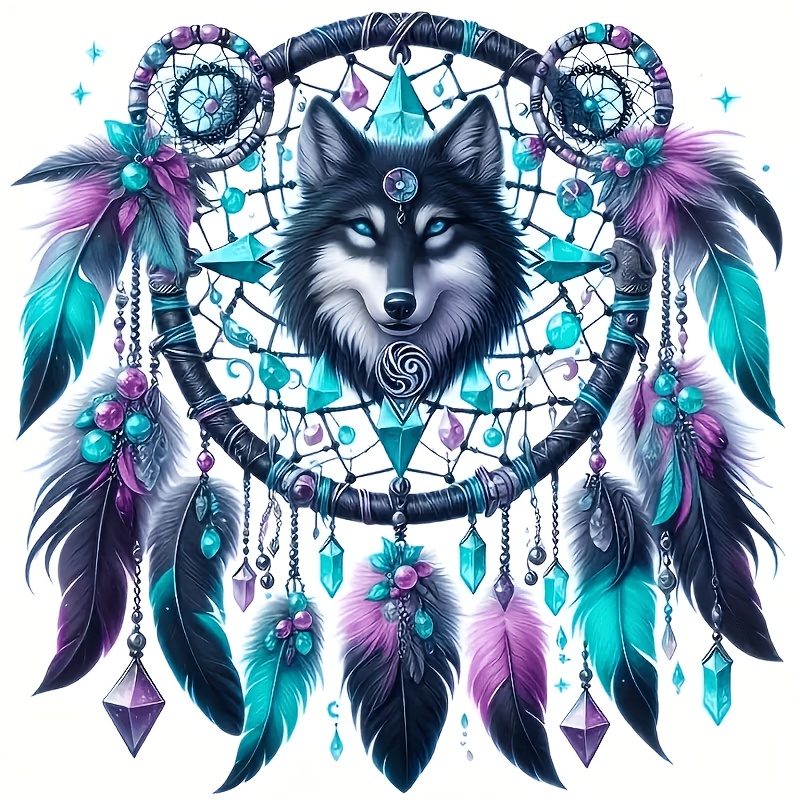 wolf decals for cars sold on Temu United States