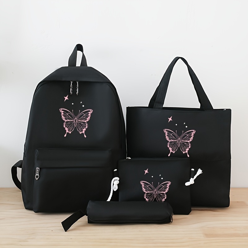 

Ensemble de sac à main tendance pour femme avec motif papillon d'anime