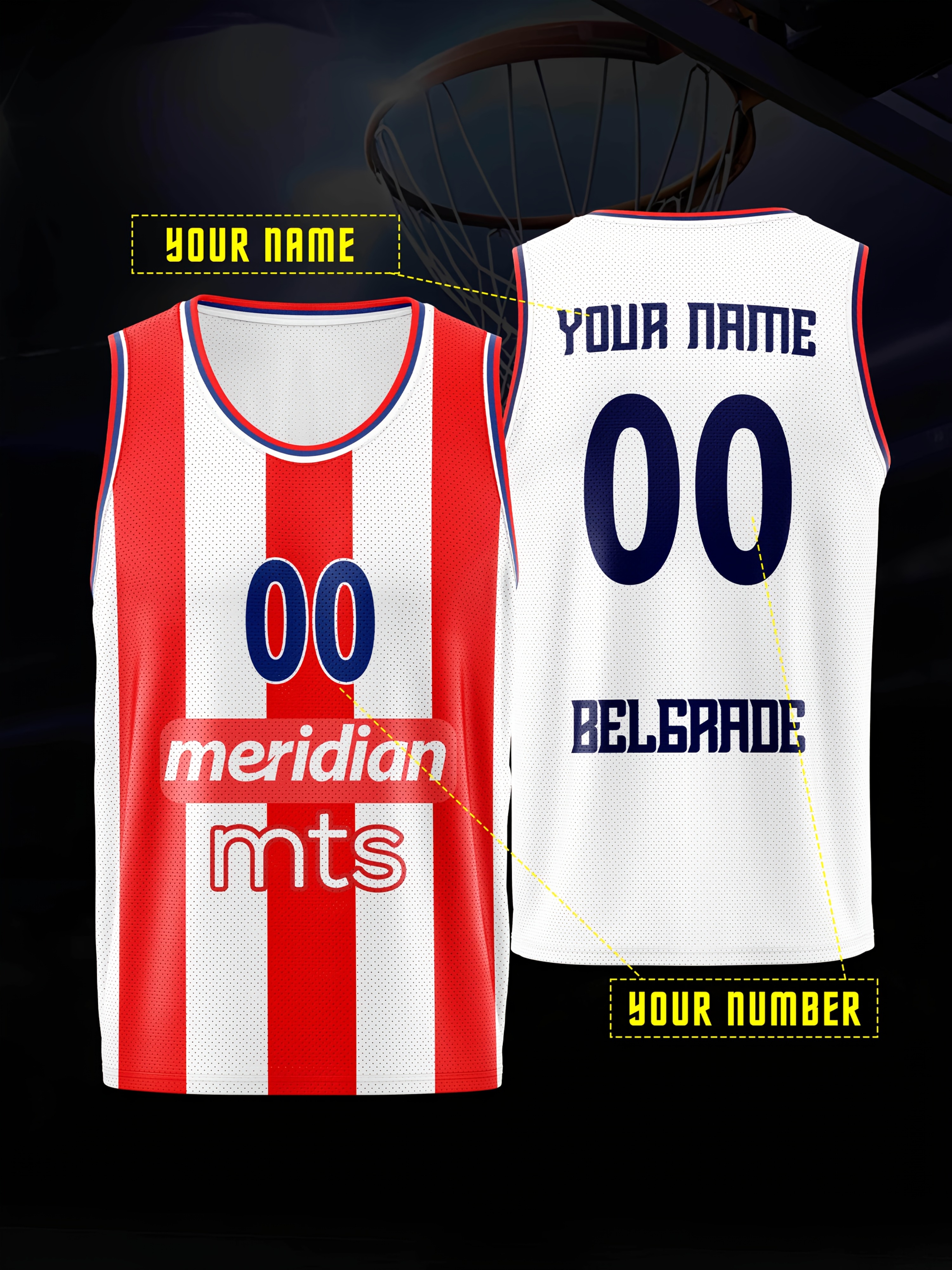 Full Sublimation Basketball Nba Custom Name Jersey Team Basketball Jerseys  JORDAN BLACK AND RED BASKETBALL JERSEY