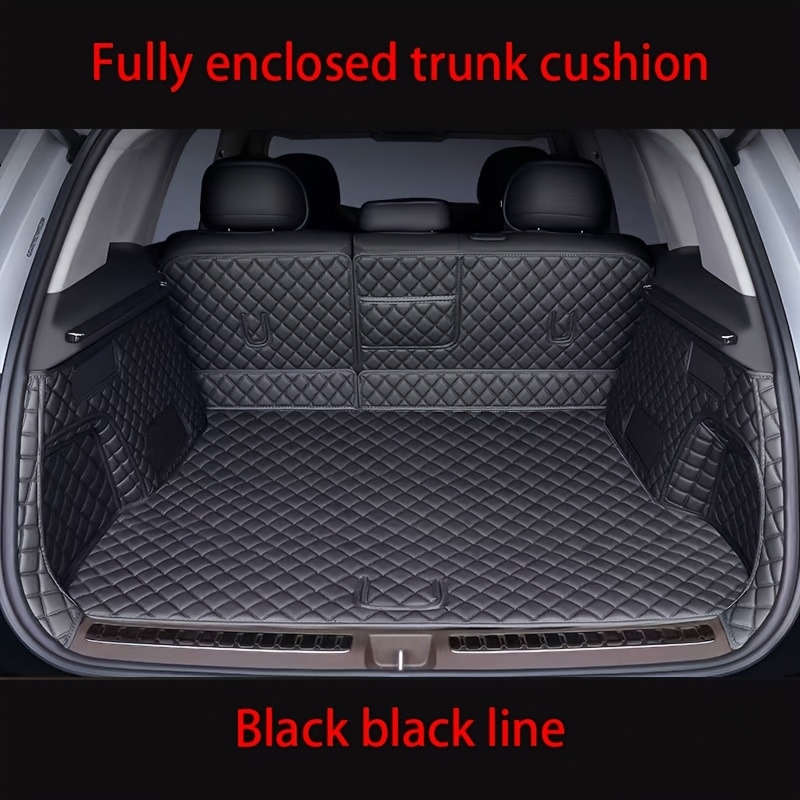 TEMU Xq High-quality Faux Leather 3d Trunk Mat Suitable For U , For U Ev, For Plus , For Plus Ev Full Coverage Customized Luxury Upgrade Car Pet Mat,