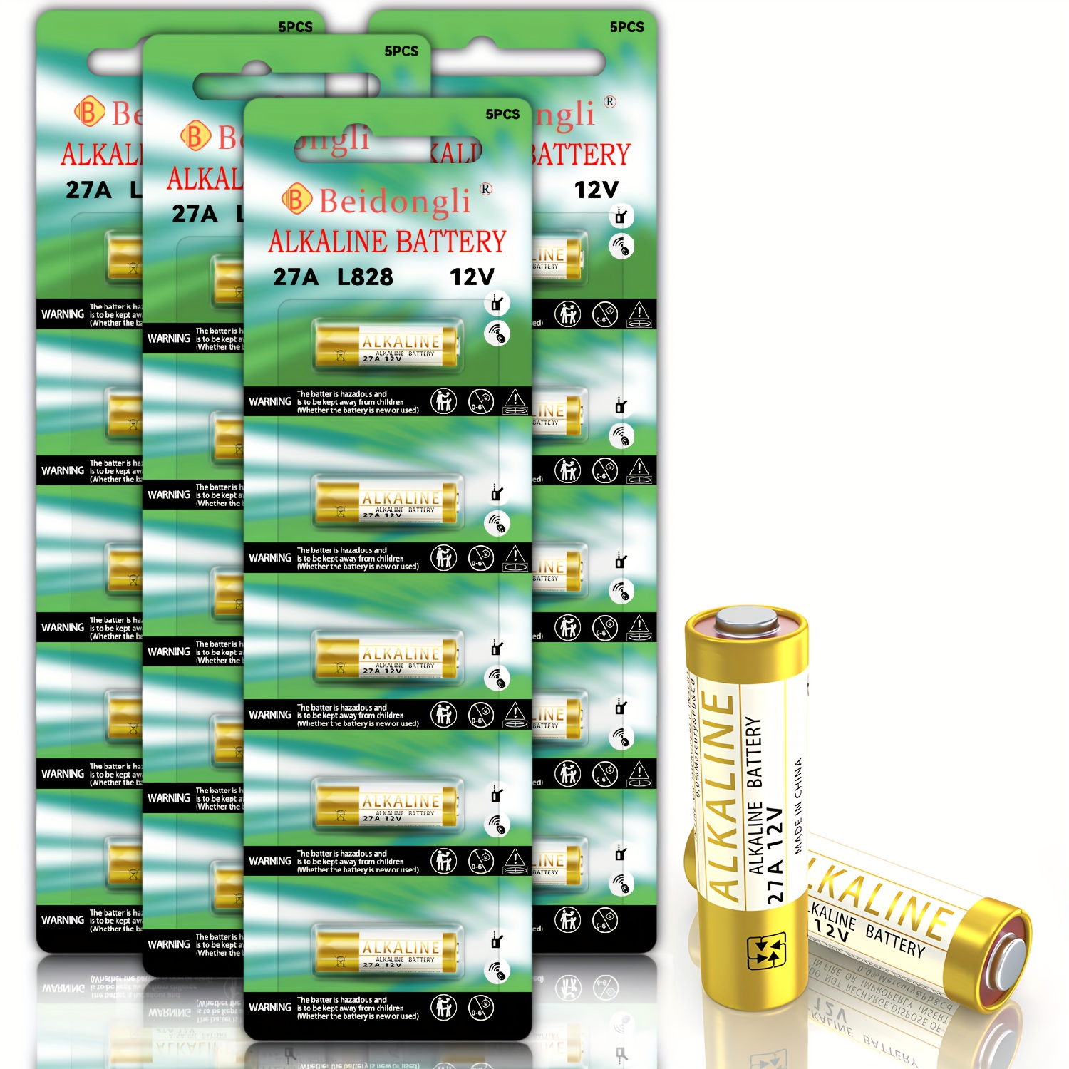 Temu – TEMU 10pcs/20pcs 12v 27a Battery, Long-lasting For Key Fobs, Car Alarms, Gps Trackers, And More, Nonrechargeable Batteries, Gps Batteries, Disposable