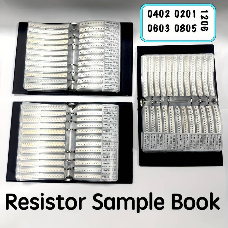 Kit Resistori SMD 660 Pezzi – 33 Valori Da 1Ω A 1MΩ, Formati 0805 0603 1206, Assortimento