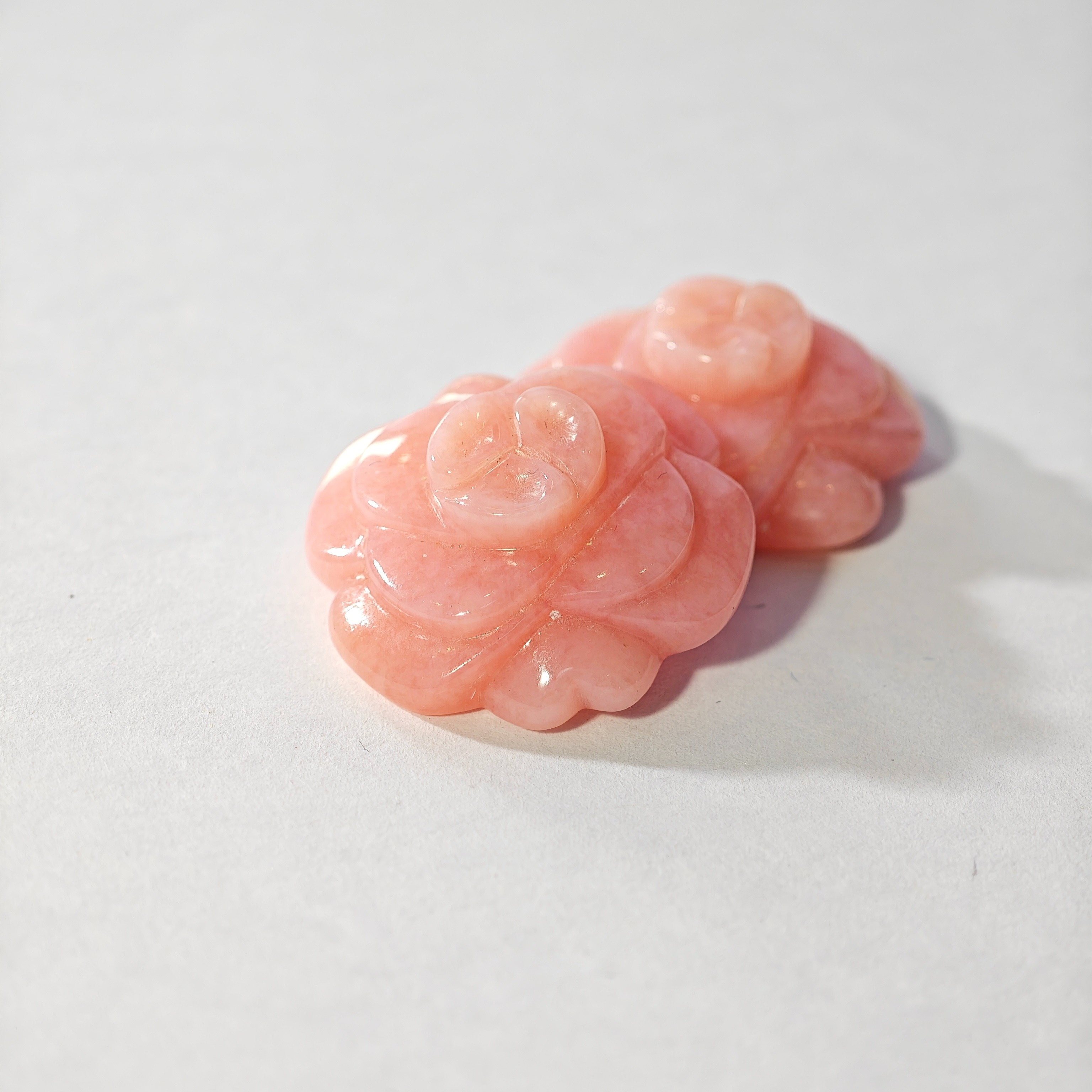 Natural Pink Opal Loose Stone High End High Jewelry Accessories