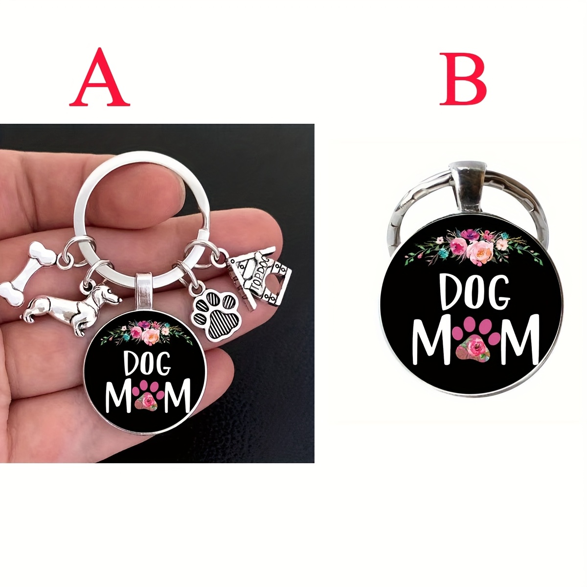 dog keychains sold on Temu Australia