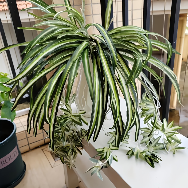 1 3pcs simulated spider plant home decoration simulated - Temu