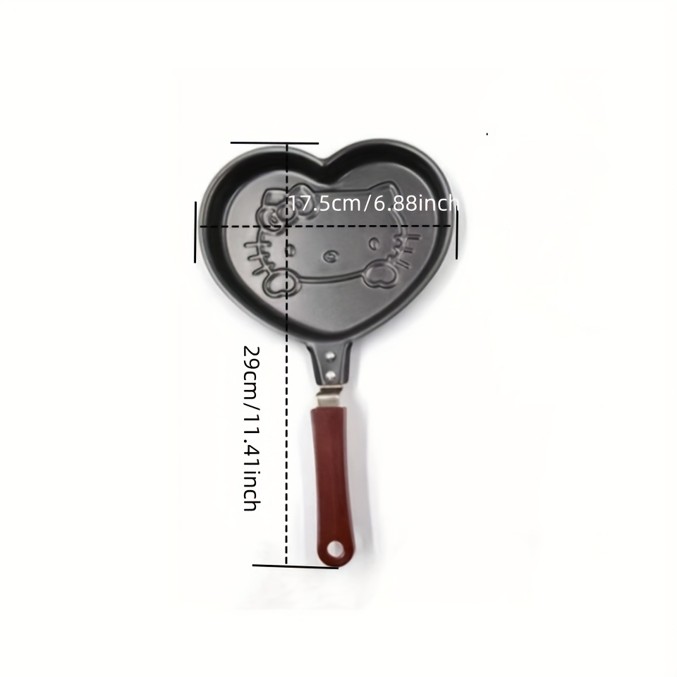 heart shaped cast iron frying pan mini pancake Temu United Arab