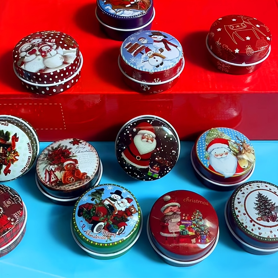 Mini Round Christmas Gift Packaging Box
