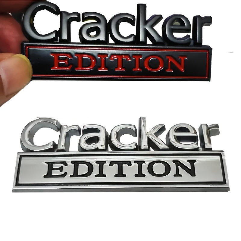 2-Pack Old Man Edition 3D Metal Car Emblem - Funny Zinc Alloy Badge Decal For Car, Truck, SUV