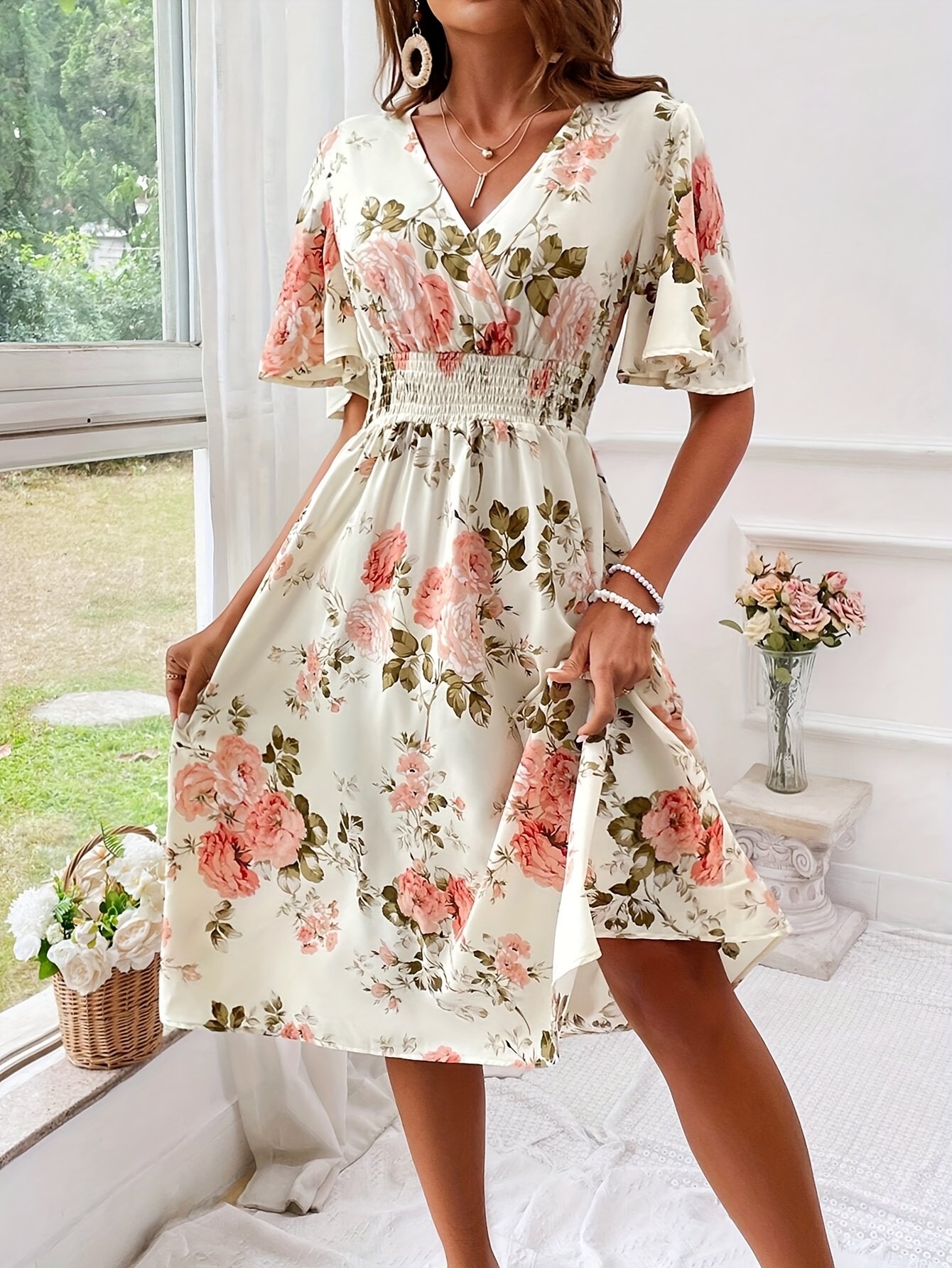 green emerald velvet dress Flowy Summer Dresses for Women Elegant Short Sleeve Casual V Neck Boho Flowy  Dress Cocktail Party Chiffon Midi Dress Black at Amazon Women's Clothing  store