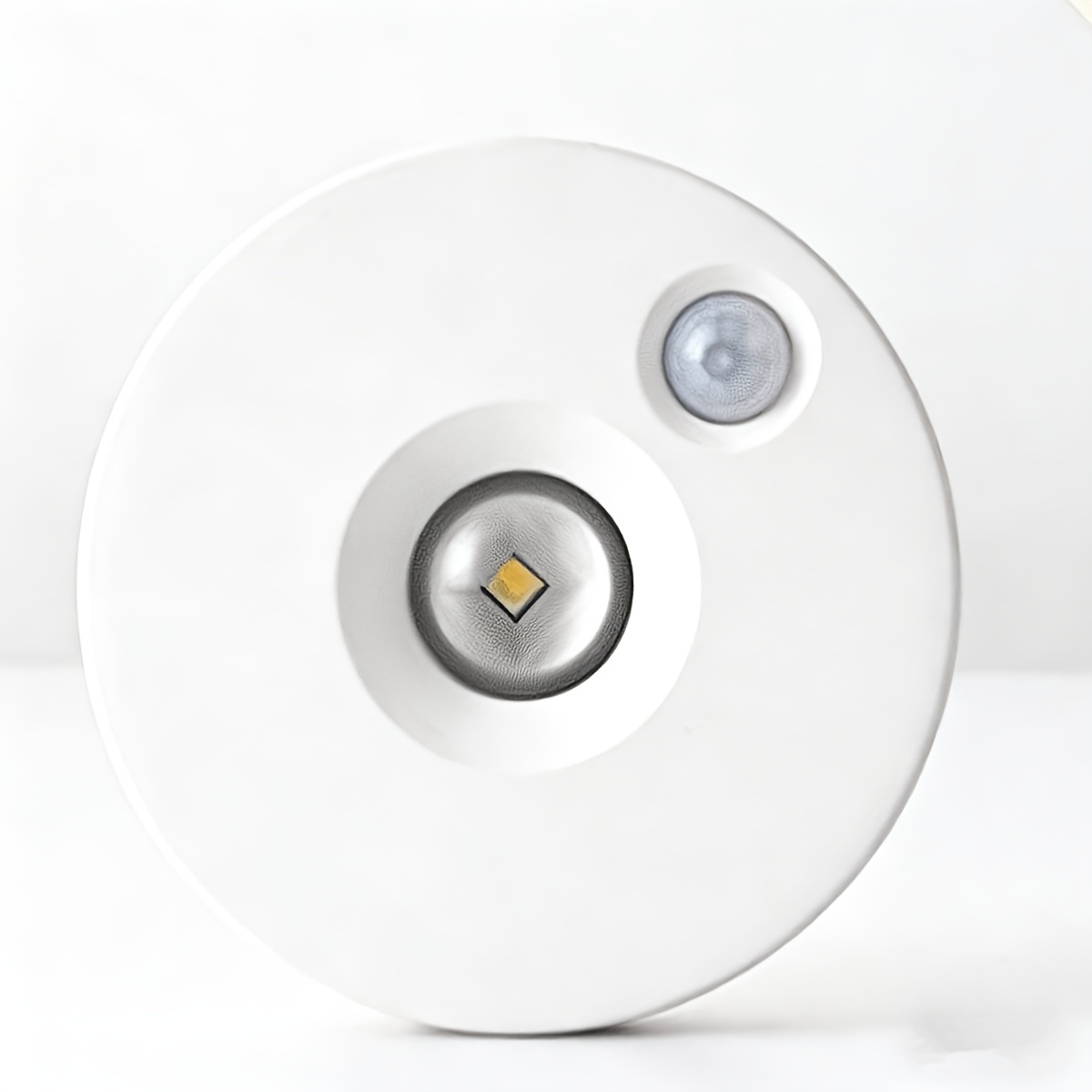 TEMU Magnetic Wireless Motion Sensing Led Light, Night Light, Induction Light, Usb Charging, 3 Color Adjustable, No Wiring Required, , Suitable For