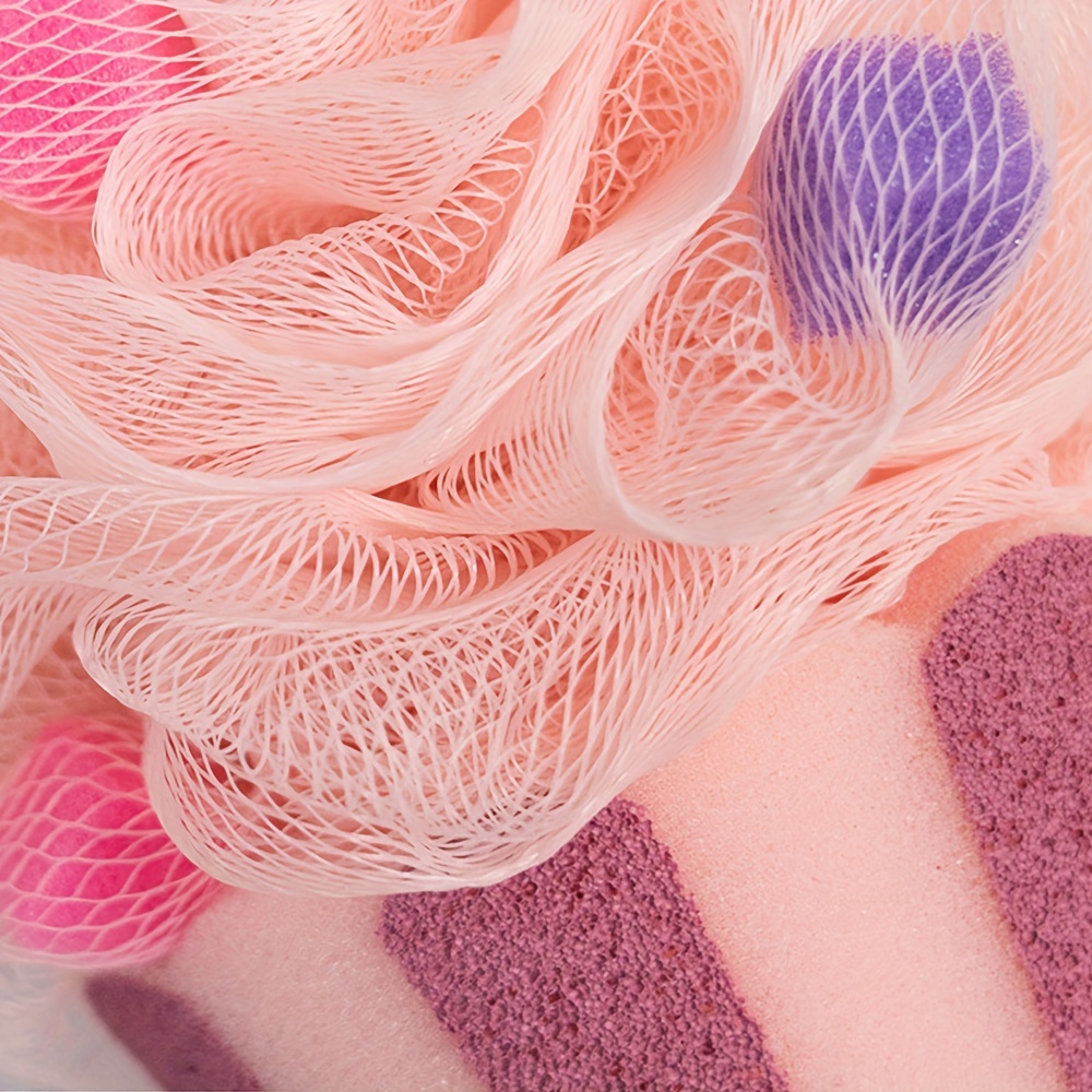 Cupcake Bath Ball - Soft Mesh 3D Bubble Sponge