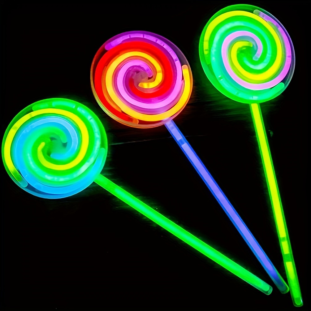 

1pc, Princess Wand Rotator, Light Up Lollipop Glow Stick Halloween Party Supplies, Birthday Gifts And Dress Decorations Glow Stick Rotation Lollipop Wand Light Up Set Party Supplies