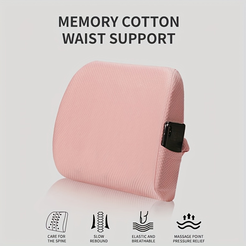 office chair lumbar support pillow car backrest cushion with slow rebound memory foam for gaming and office chairs Product details 0
