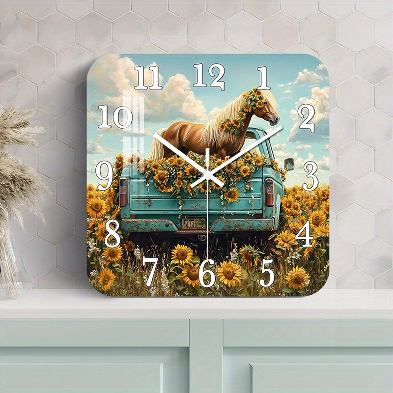 1 orologio parete silenzioso non ticchetta design decorativo