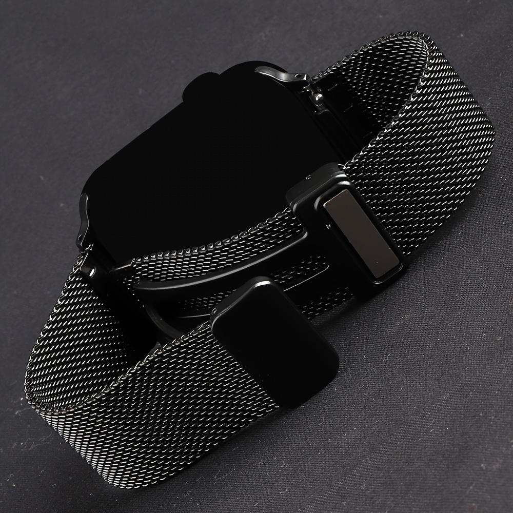 Image of Magnetic Stainless Steel Strap For Iwatch Band Ultra 2 49mm 46mm 45mm 44mm 42mm 38mm 40mm 41mm Women Men Bracelet For Iwatch Ultra 10 Se 6 5 4 3