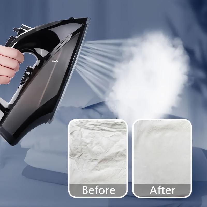 Moosoo Pro Steam Iron - 1800W Lightweight Dry Iron with Advanced Anti-Drip System, Auto-Off Function, And Enhanced Safety Features for Easy Ironing Experience
