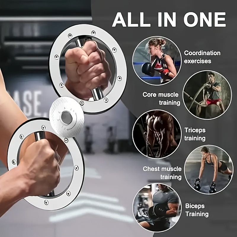 adjustable speed arm household multifunctional character wheel wrist strength exercise gym combat boxing training rotating forearm and grip strength trainer details 1