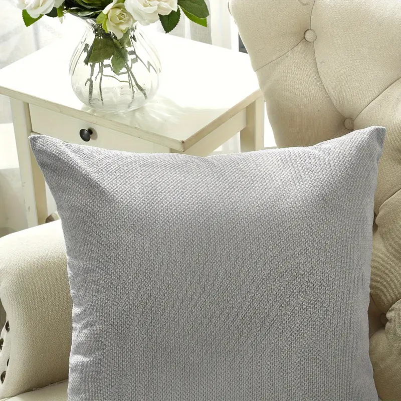 2pcs plush soft decorative throw pillow covers set with double sided no insert stylish cushion cover for sofa couch chair living room bedroom decor Product details 8