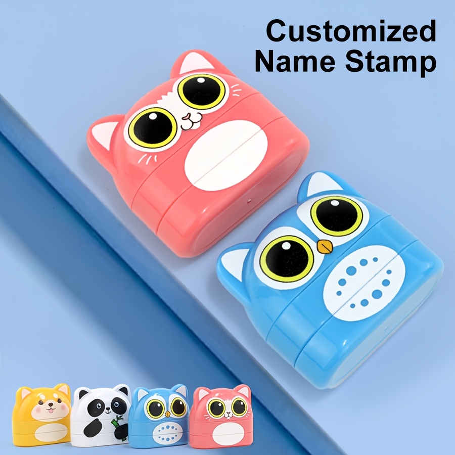 

Style A 2-layer Name Stamp Black|