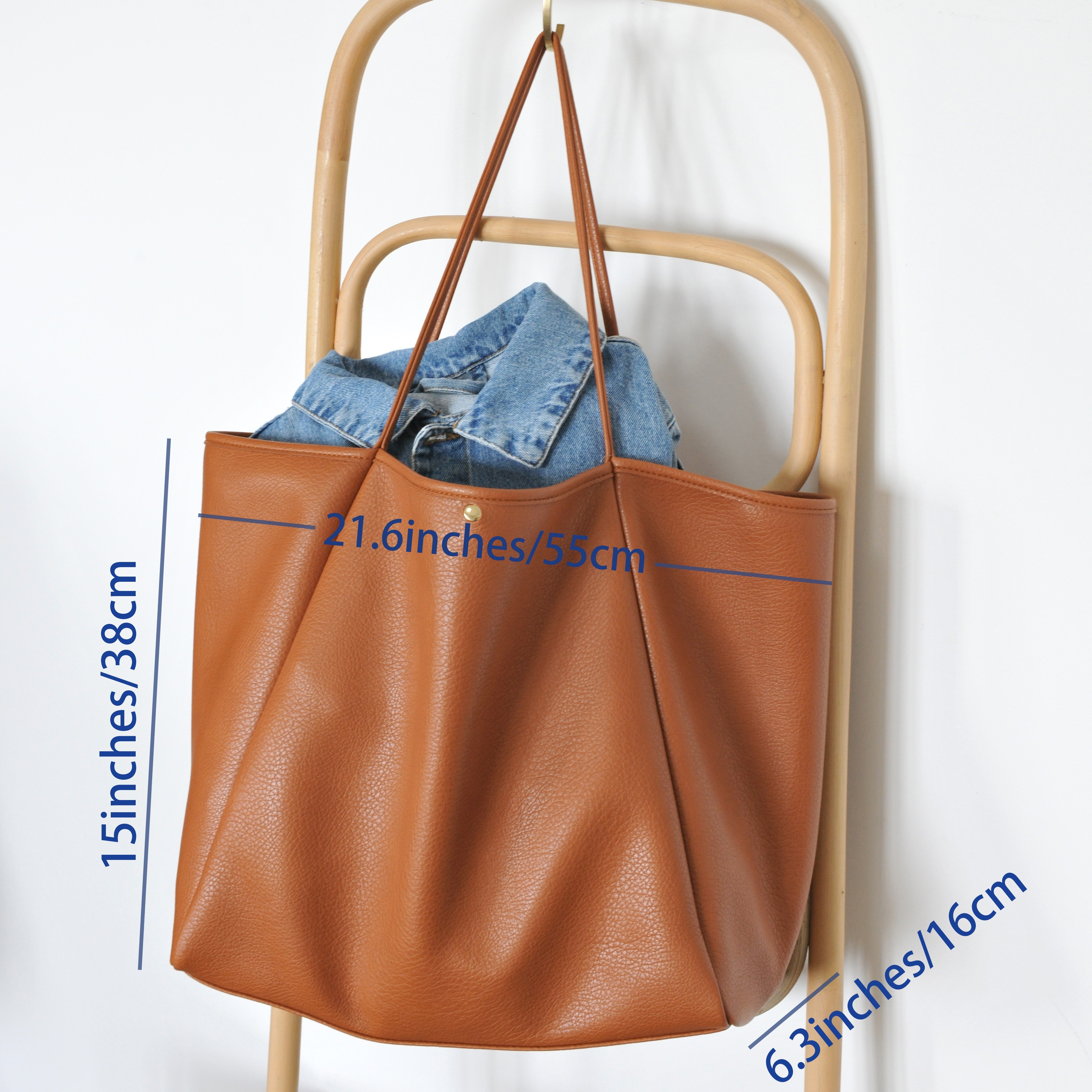 Large Capacity Minimalist Shoulder Tote Bag match Versatile - Temu