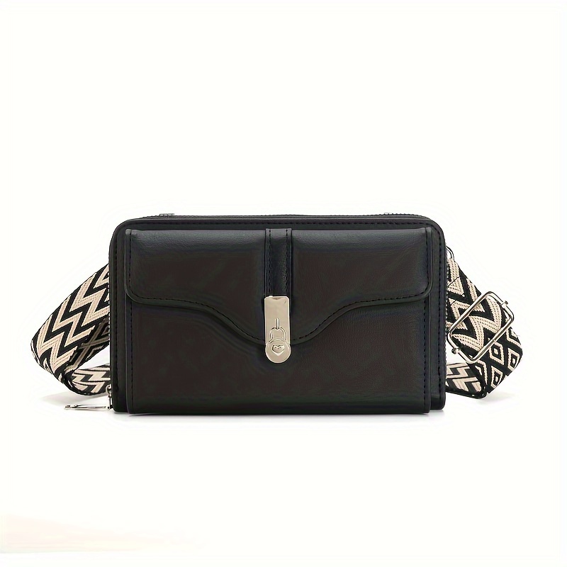 Image of New Women's Crossbody Bag Wallet Phone Pouch Pu Women's Shoulder Bag Phone Pouch Large Capacity Small Square Bag Credit Card Bag Wallet Coin Purse Key Bag