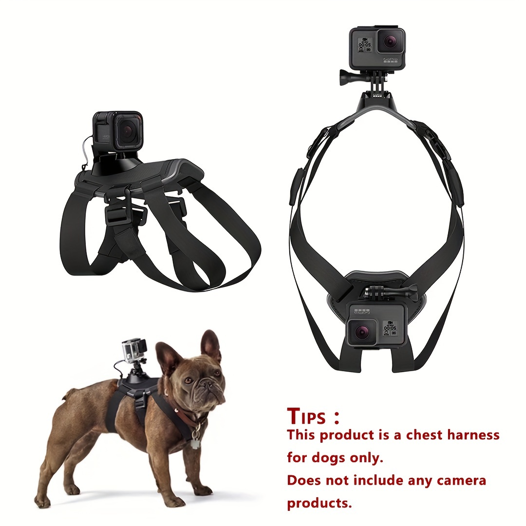 Harnais pour chien avec fixation GoPro