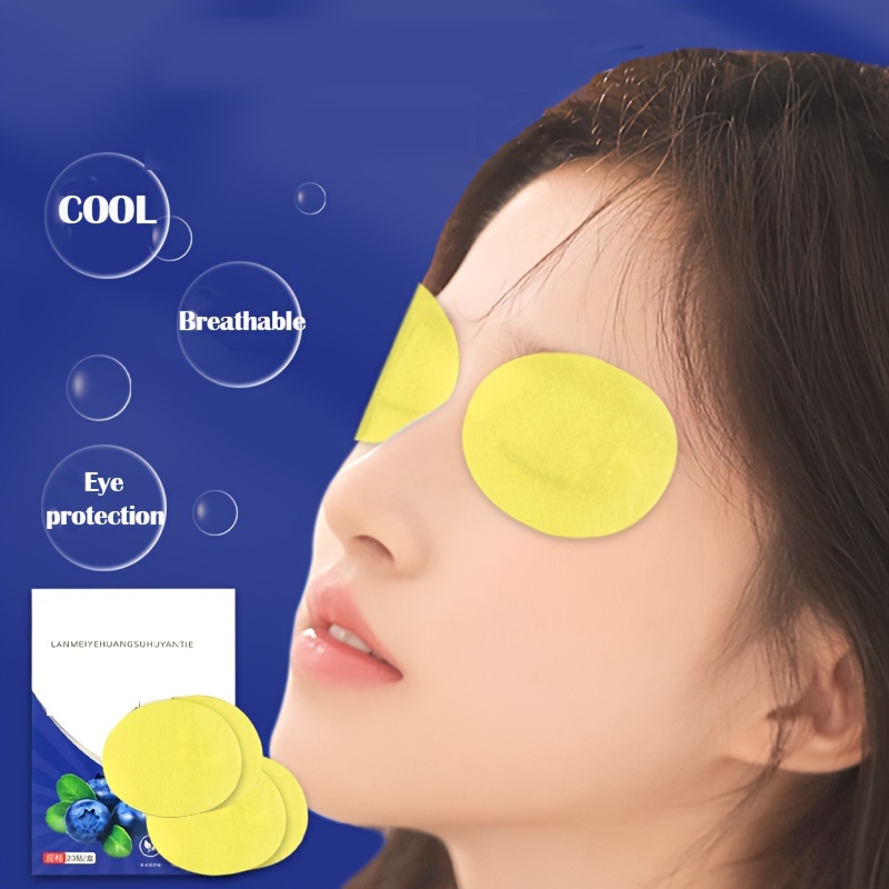 

Blueberry Leaf Eye Mask, Non-irritating And Soothing Eye Patches For Dry Eyes, Sleep And Relaxation