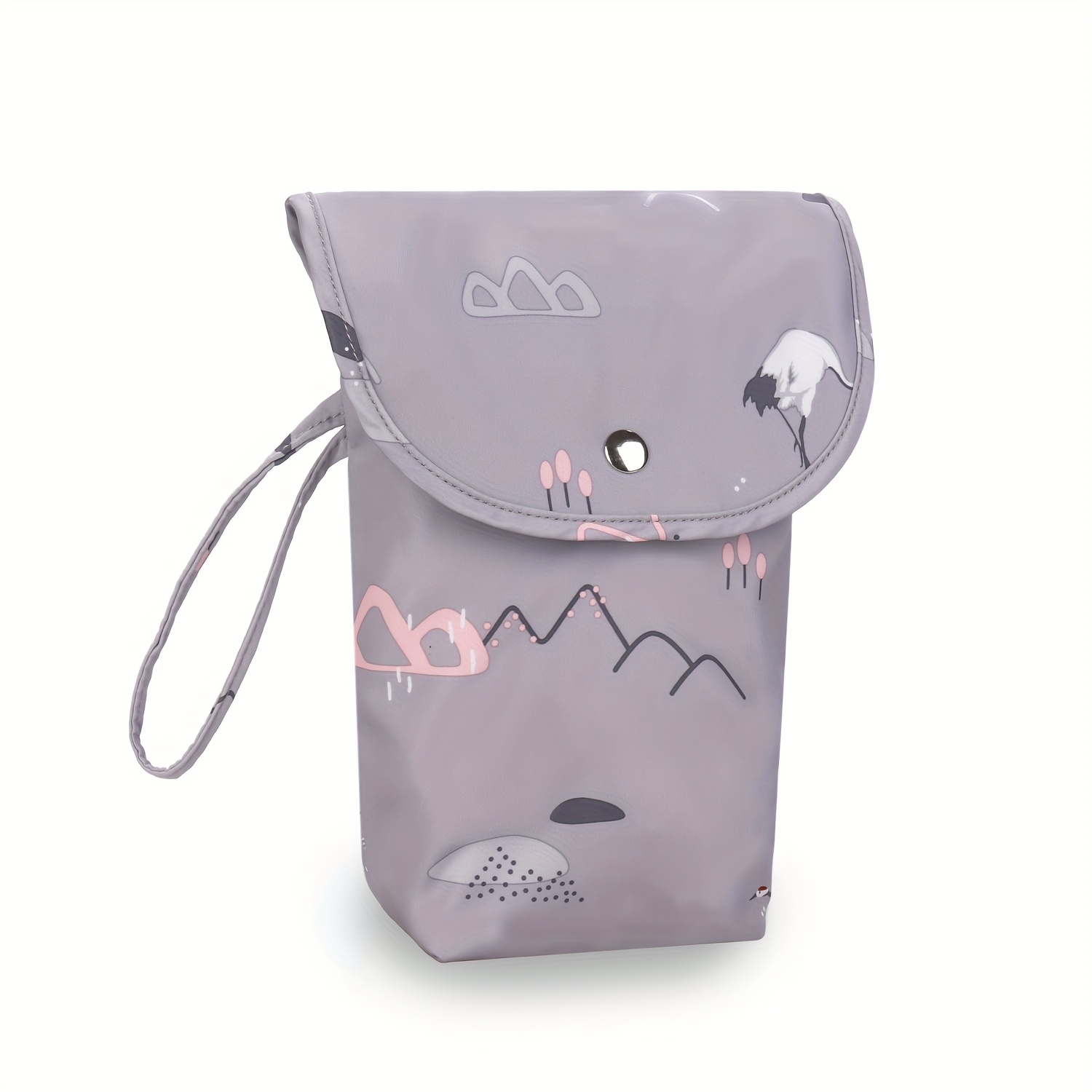 Children's Diaper Storage Bag, Portable Outing Pouch for Diapers, Disposable Diapers, and Cloth Diapers