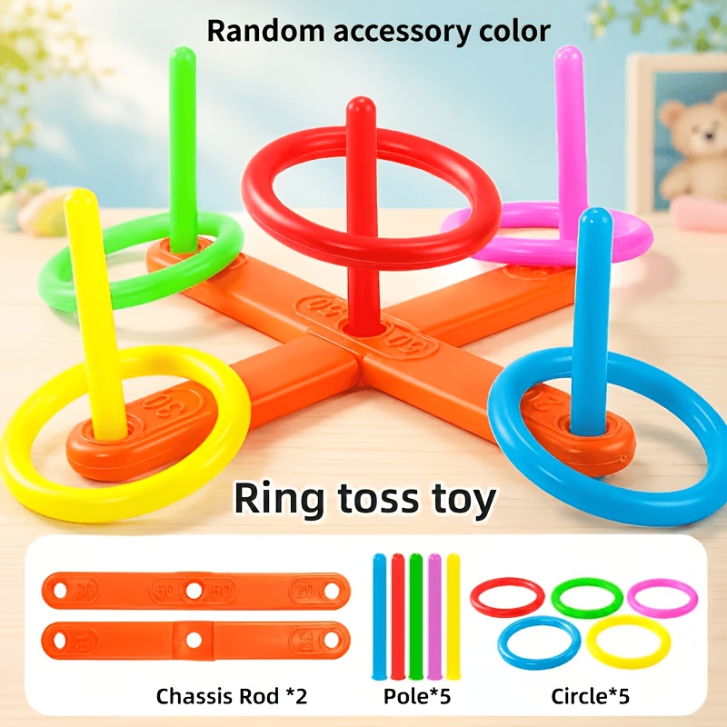 TEMU Couleurs d'accessoires aléatoires. Jouet de sport pour enfants d'intérieur/extérieur qui améliore la coordination œil-main. Un jeu interactif