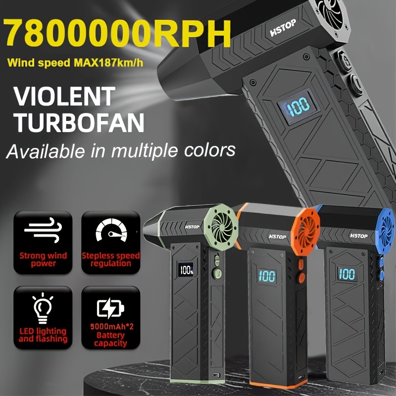 Mini Turbo Jet Fan 130000 RPM Compressed Electric Barber Air Duster