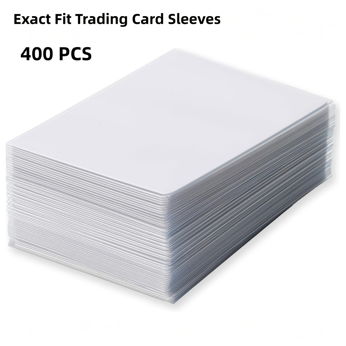 400-pack Fit Trading Card Sleeves, Soft, High , Inner Sleeves, Collectible , Tcg