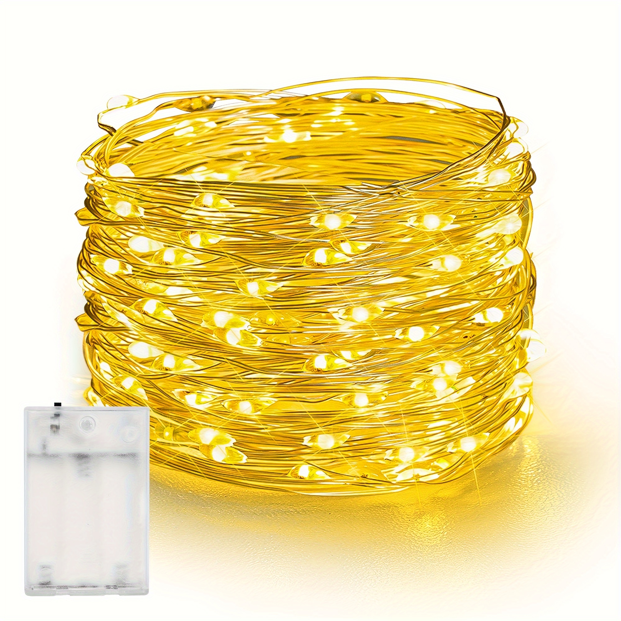 

Battery Powered Fairy Lights, Single 20 Feet 60 Led Light Strings, Indoor And Outdoor Bedroom Decoration, Best For Christmas