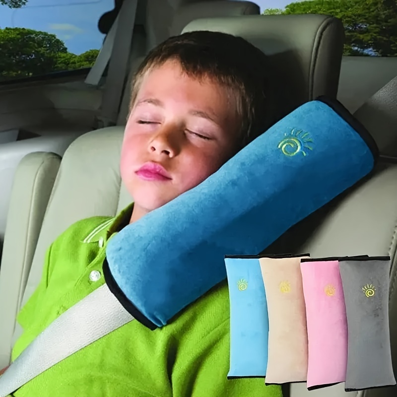 TEMU Safety Seat Belt Pillow, Car Belt Plush Breathable Cushion Vehicle Shoulder Protection, Auto Accessories