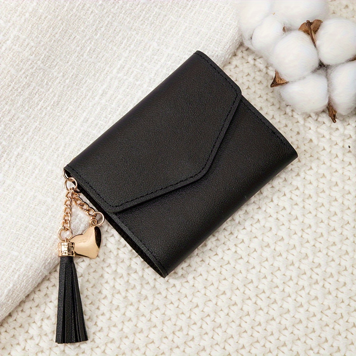 Image of Miyin Women's Mini Clutch Wallet - Compact Snap Closure Coin Purse & Credit Card Holder, Lightweight Wallet Suitable For Cash,, Cards, Cards, Travel, , Minimalist