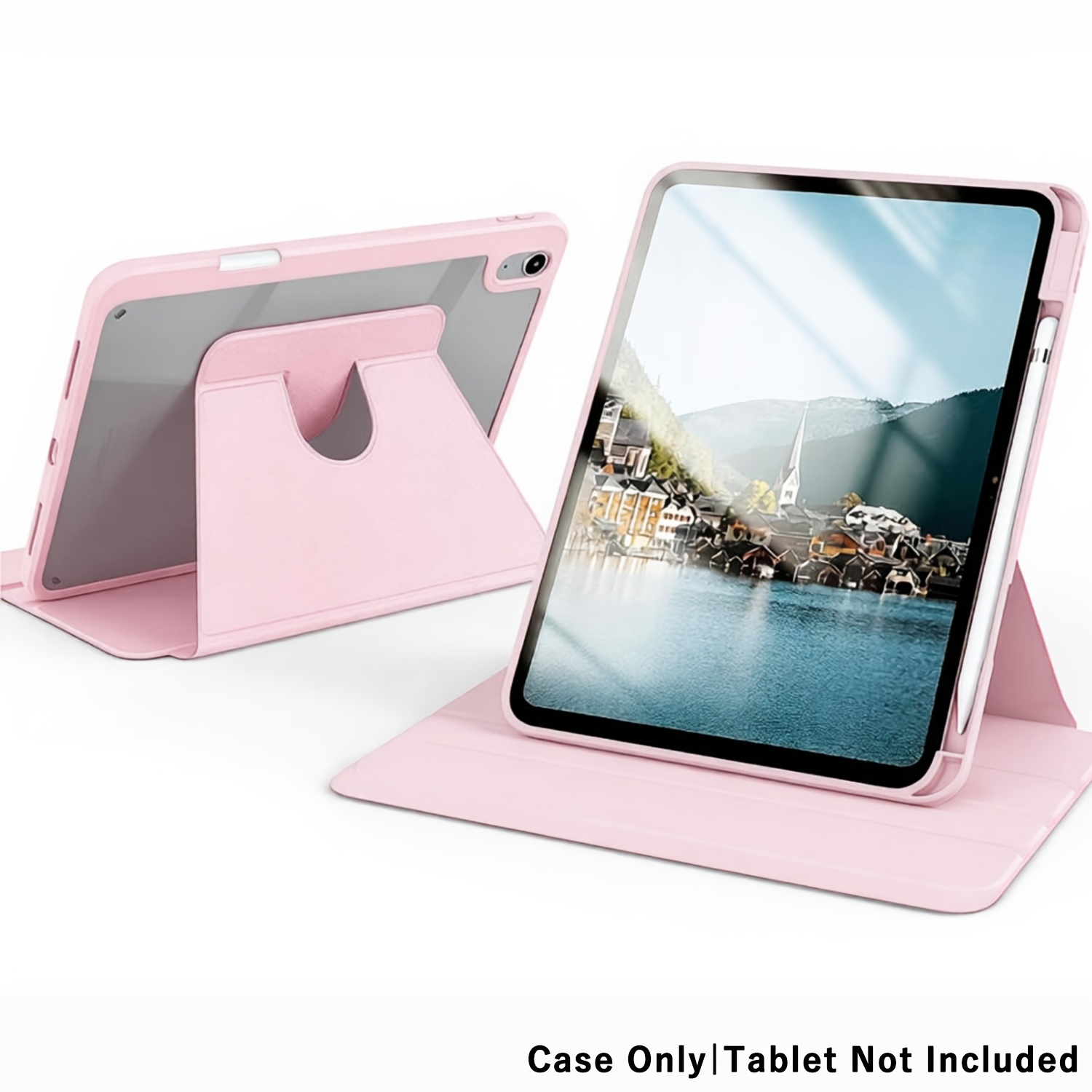TEMU Étui Rotatif pour iPad 9.7'' 10.2'' 5ème 6ème 7ème 8ème 9ème 10ème 11ème Génération 10.9'' 11'' Air 1 2 3 4 5 6 7 11 13 2024 2025 Mini 6 7 8.3''