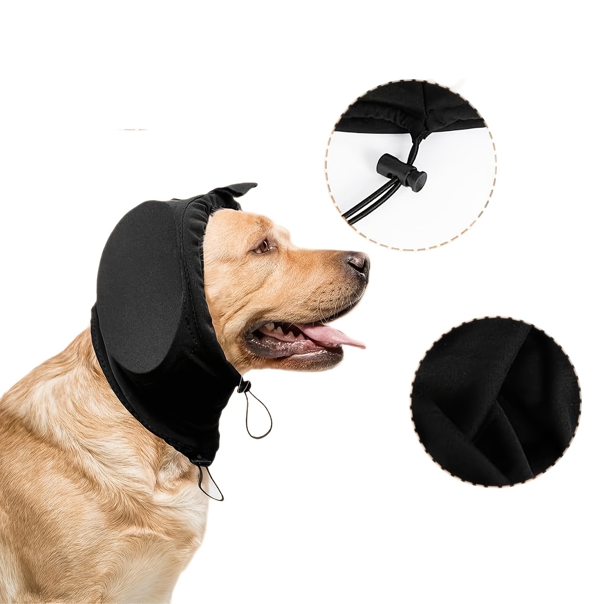 

Dog Ear Muffs For Noise Protection - Hearing Guard Against & Fireworks, Nylon Material