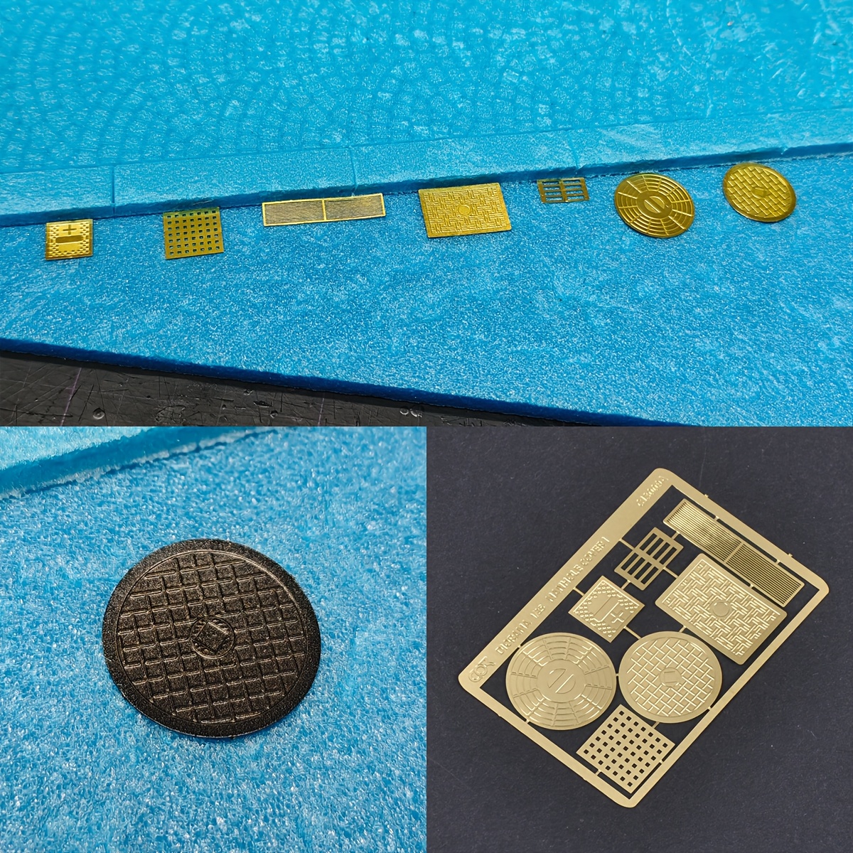1/35 Photo Etch PE Scale Model Kit Building Material