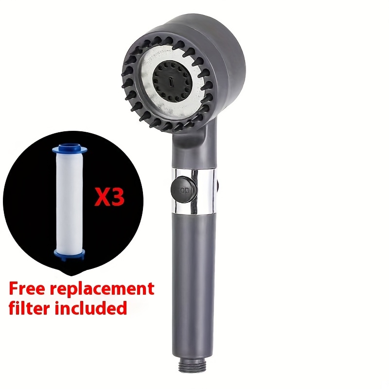 Image of Wear A Pressurized Filtered Shower Head For Home Water Purification, Skin , Bathing, Shower, Bathroom Universal Interface Handheld Shower Head For Shower Use For Shower Use
