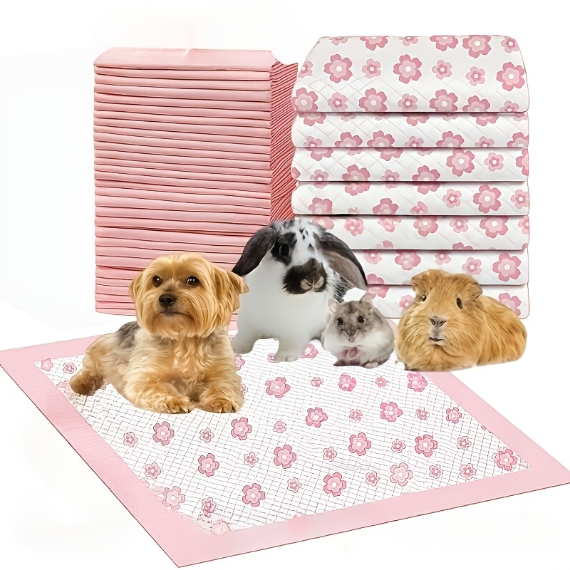 E-shop 10er-Packung auslaufsichere und schnelltrocknende Hunde-Töpfchenpads, 6-lagige super saugfähige und verdickte Welpen-Trainingspads, geeignet für