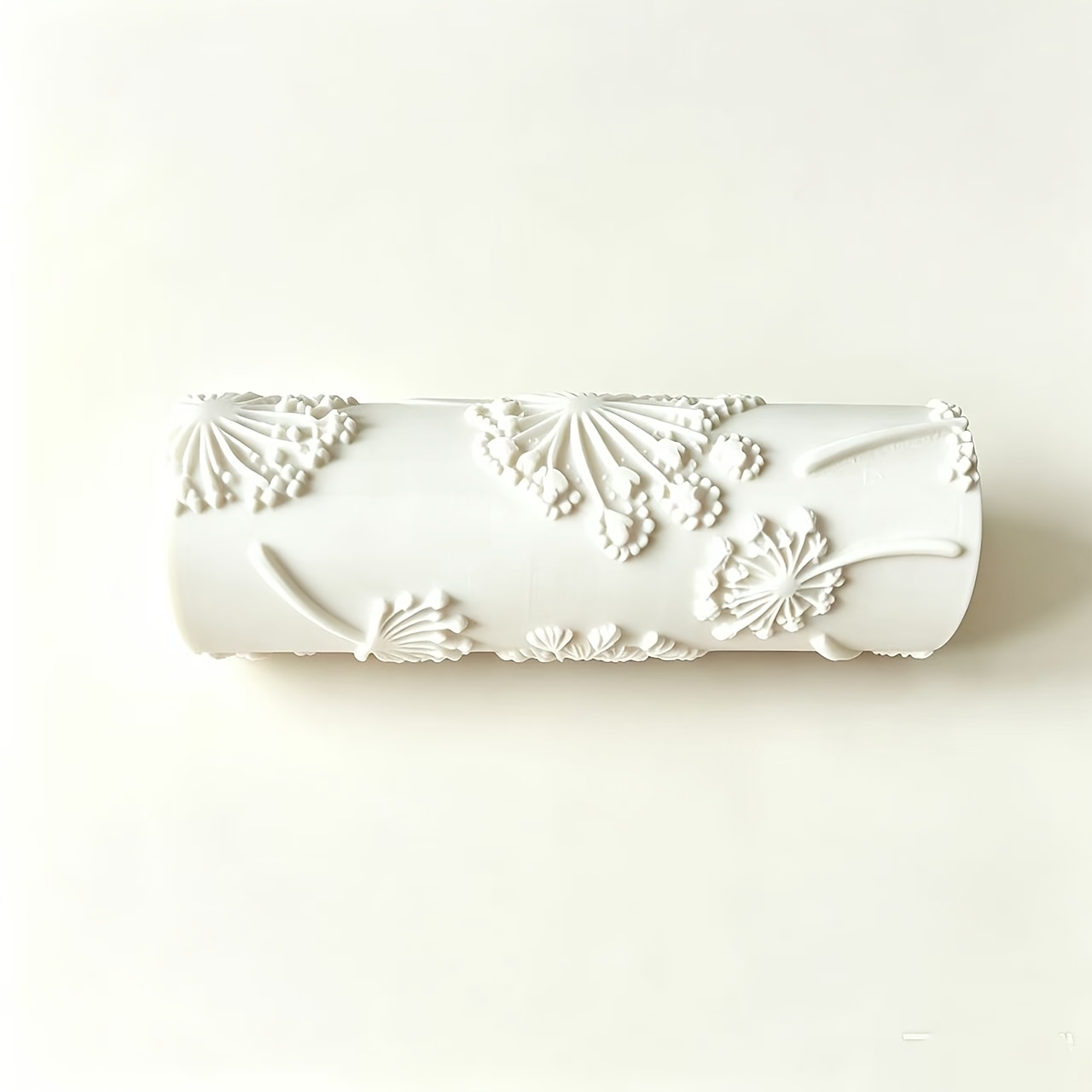 TEMU 3d Dandelion Texture Roller & Embossing Tool With Plastic Roller - Suitable For Clay, Pottery, Ceramic Crafts, Jewelry Making, Diy Pottery