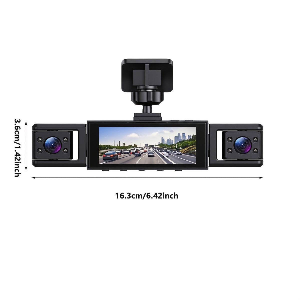 360° 4-Channel 1080P HD Safety Dash Cam Set